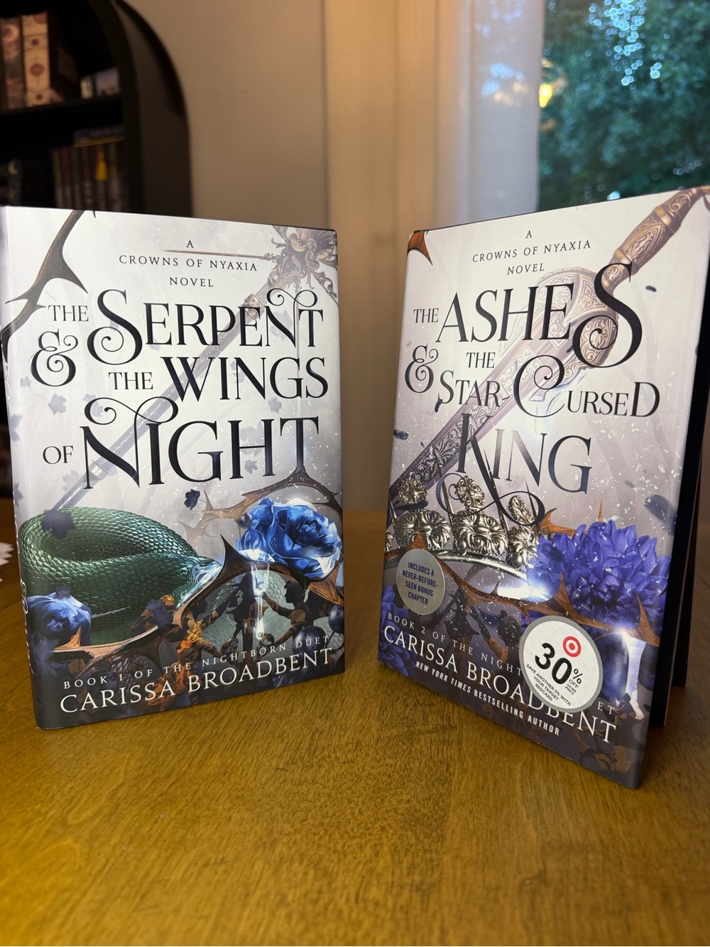 The Serpent and The Wings of Night and Ashes & The Star Cursed King book 1 and 2